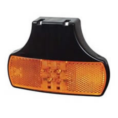 Durite 0-171-11 Amber LED Side Marker & Reflex Reflector Lamp with Bracket and Superseal Plug - 12/24V PN: 0-171-11